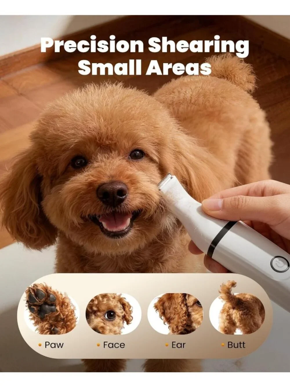 Low Noise 3-in-1 Dog Clippers & Nail Grinder Grooming Kit for All Breeds